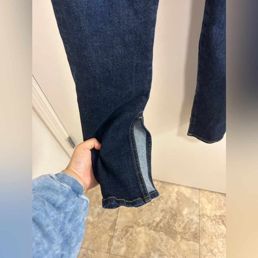 Like New Pilcro the Split Straight Jean Dark Wash Anthropologie - Picture 12 of 12